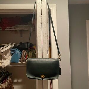 Coach Dark Green Crossbody Bag
